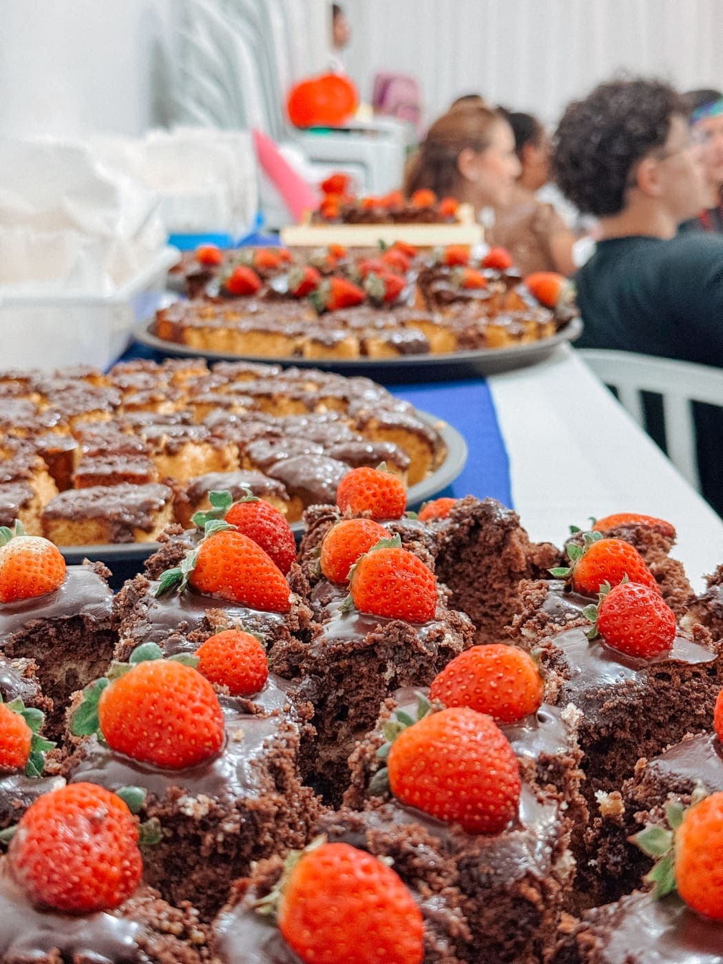 Criançada se divertindo no evento